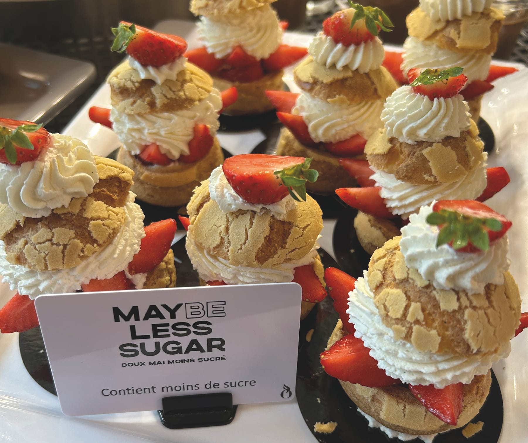 Des desserts moins sucrés pour MAYbe Less Sugar