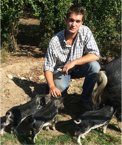 Valentin Chappuis - Eleveur de porc fermiers à Lussery-Villars (VD)