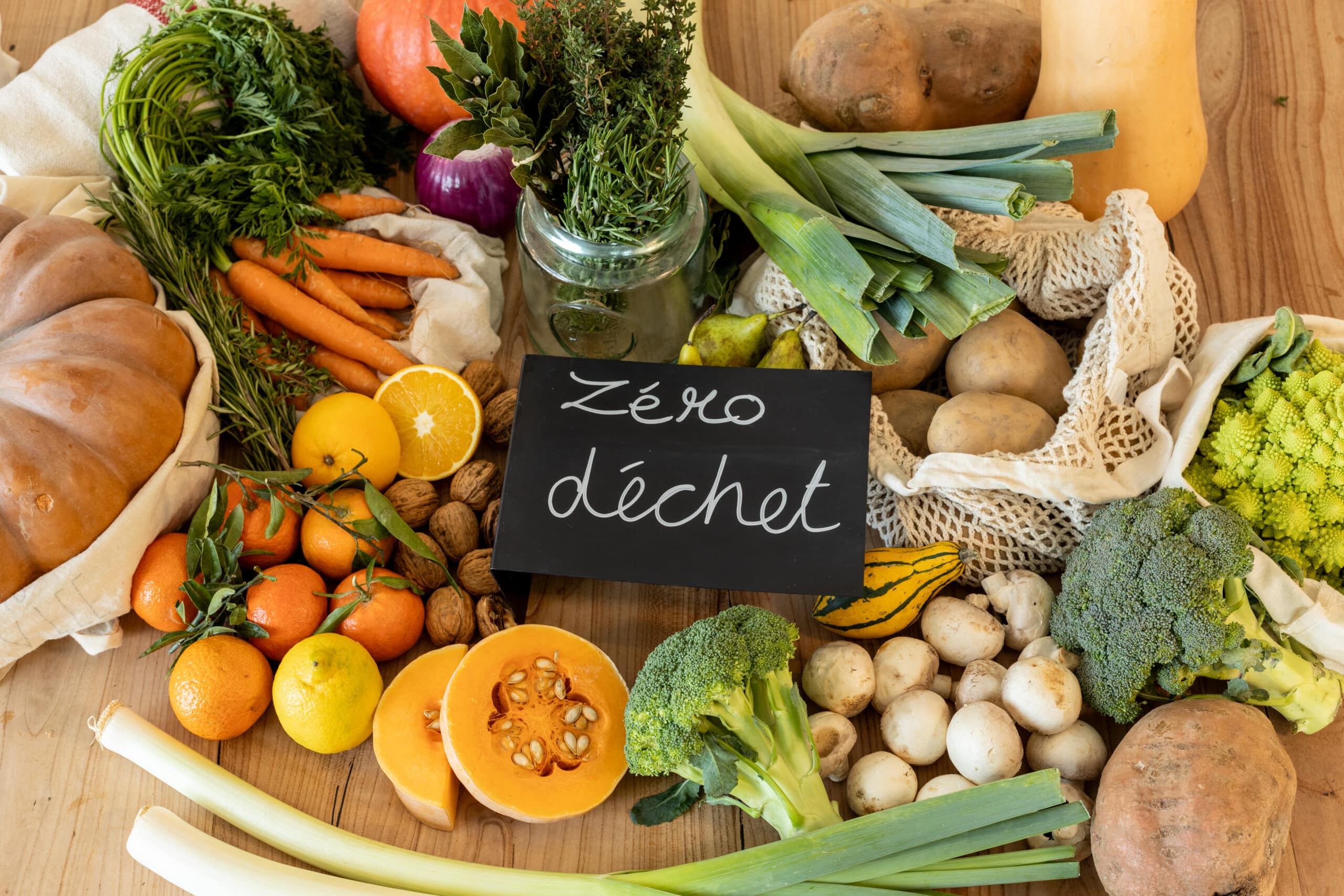Le zéro déchet pour les contenants et dans les assiettes !